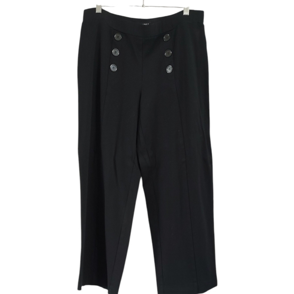 Roz & Ali Classic Black Pull On Pants